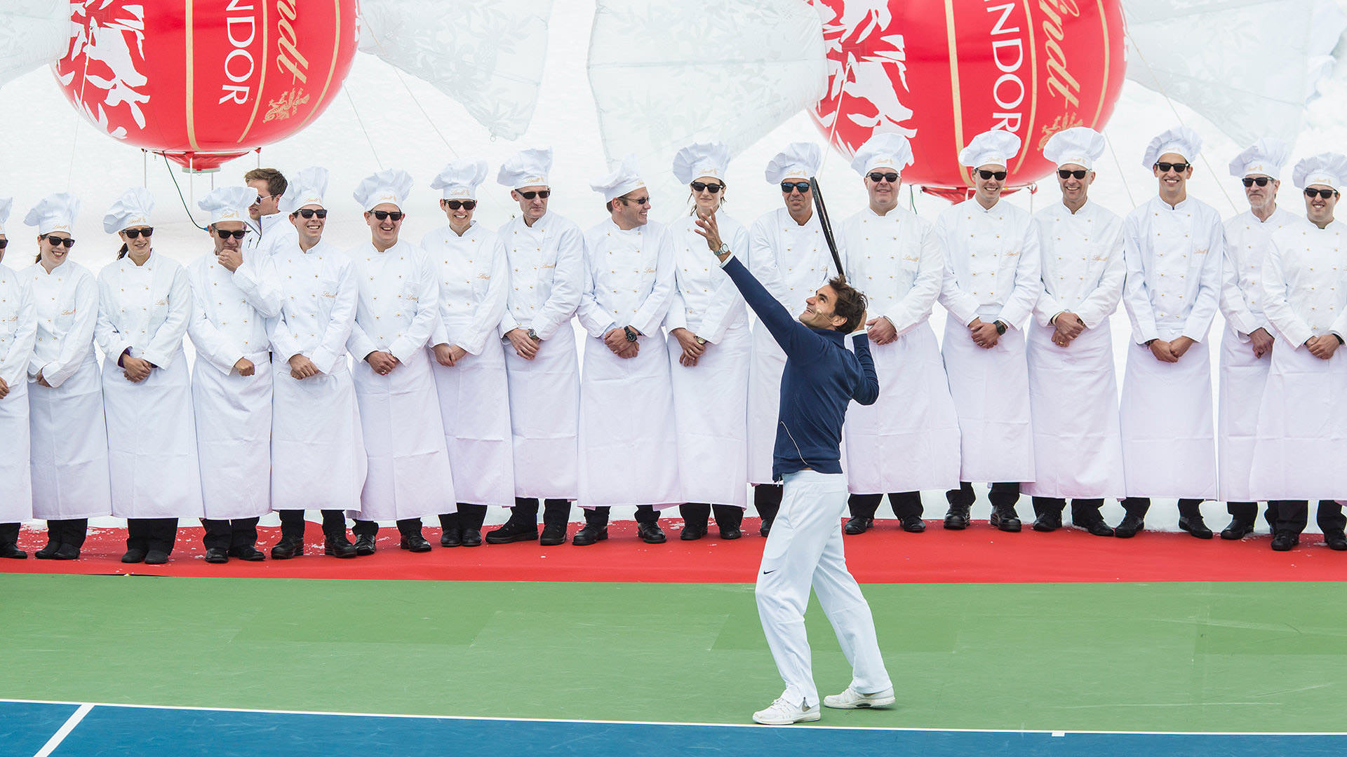 Sports floor at more than 3.400 metres altitude