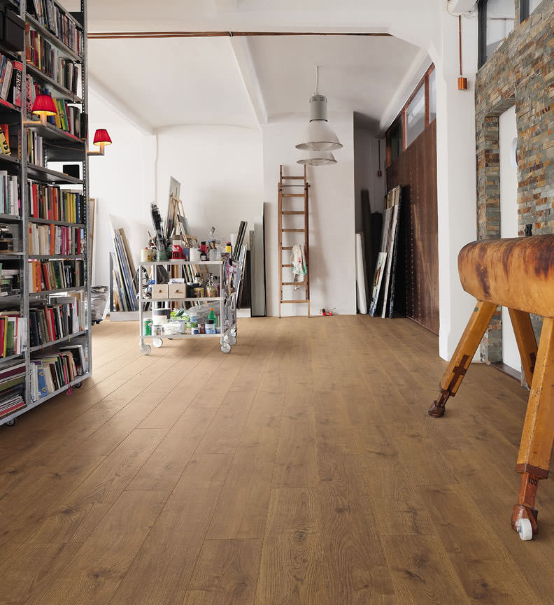 Laminat T250 LA 4V Eiche Portland bernstein 535644 Int01