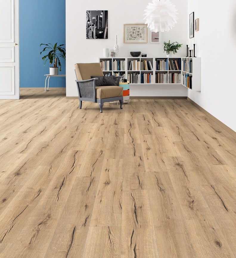  haro laminatboden landhausdiele 4v eiche italica creme authentic qv