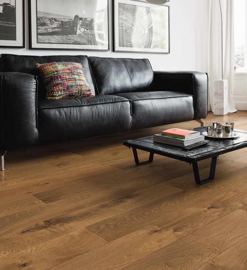  haro professional parkett landhausdiele plaza 4v mocca eiche vario alpin strukturiert int05