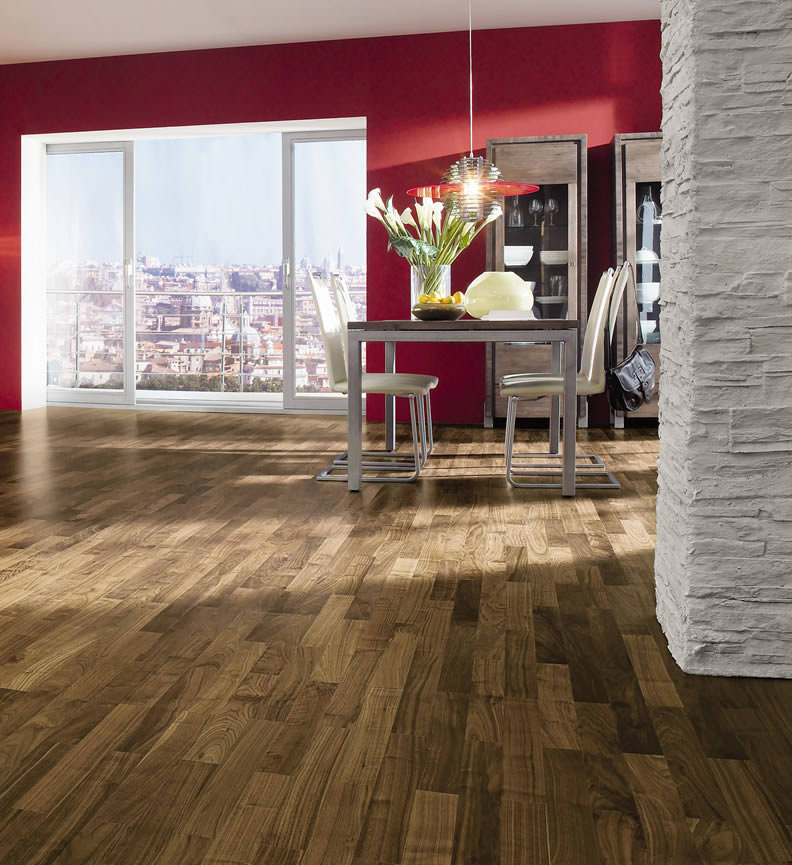 Parkett Stab Allegro Amerikanischer Nussbaum Exquisit Trend  Int01