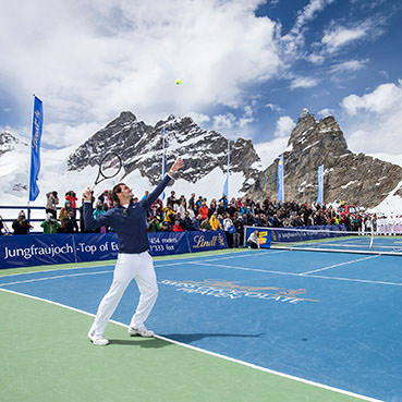 Sports floor at more than 3.400 metres altitude