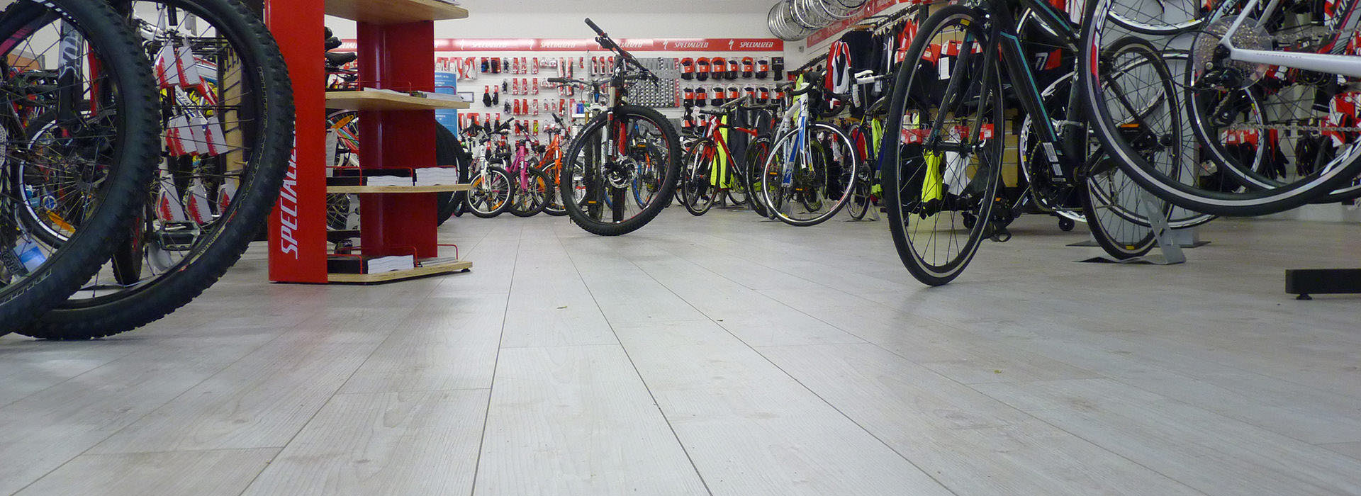 Bicycle Specialist Chooses Floor Covering Specialist