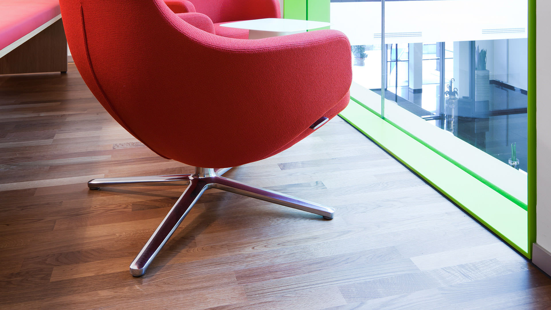 Fine parquet flooring creates a firm foundation in the abstract world of software development