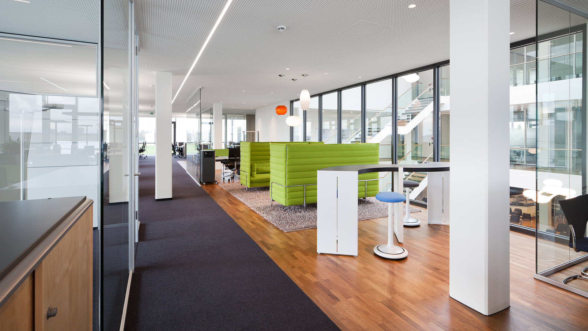 Fine parquet flooring creates a firm foundation in the abstract world of software development