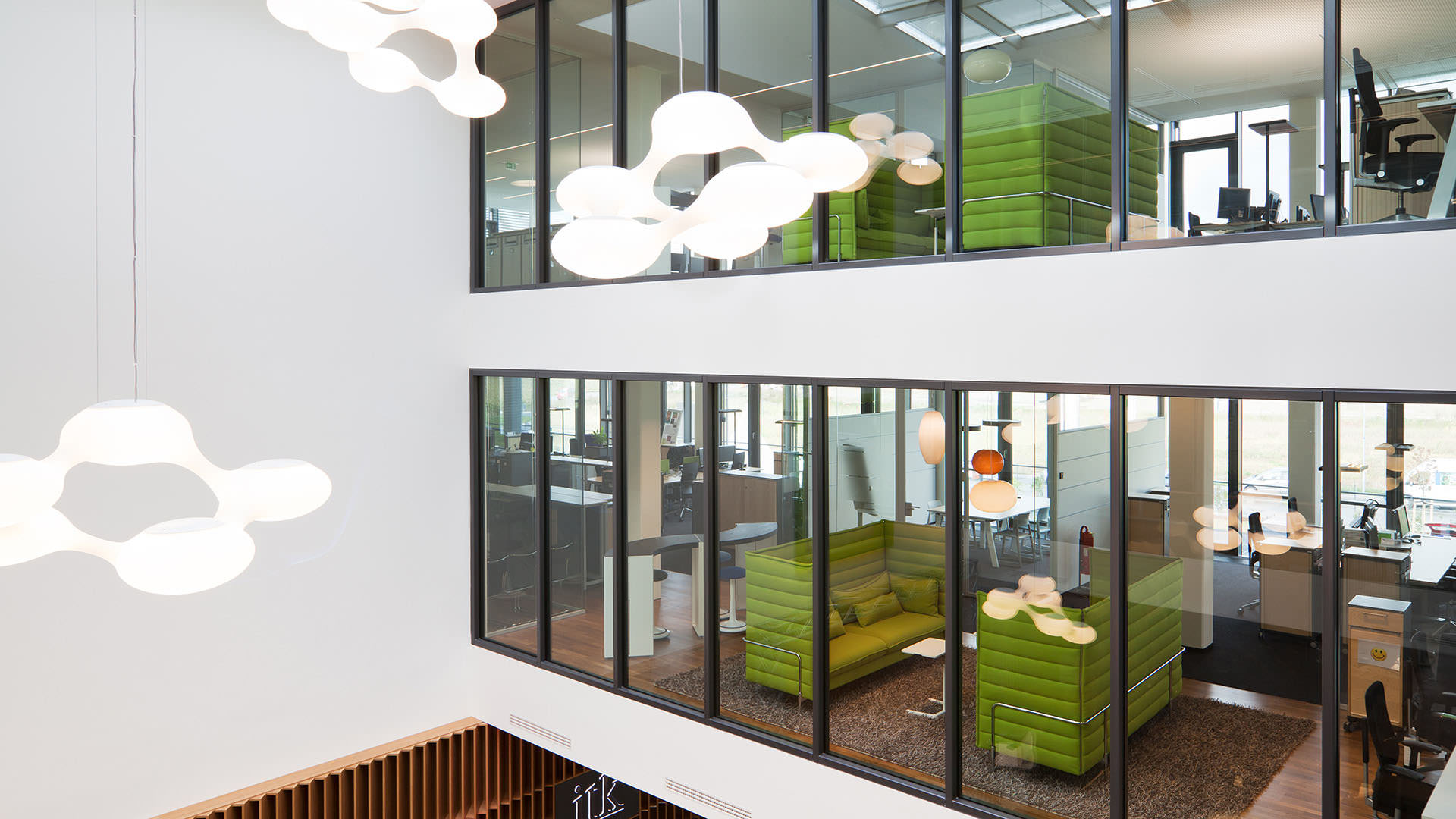 Fine parquet flooring creates a firm foundation in the abstract world of software development